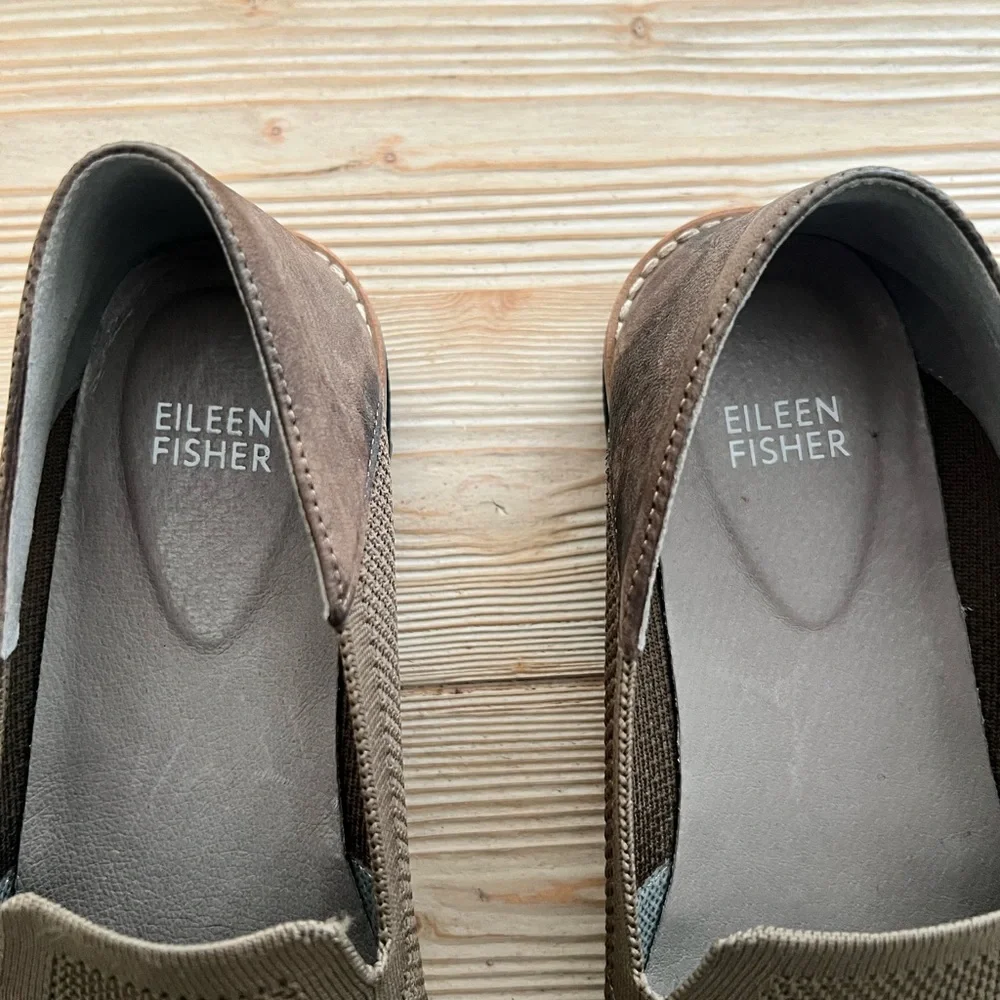Eileen Fisher women’s Olive Mesh Loafers